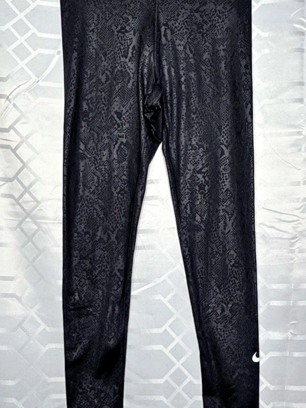 Nike Dri-FIT Snakeskin Print Leggings Black